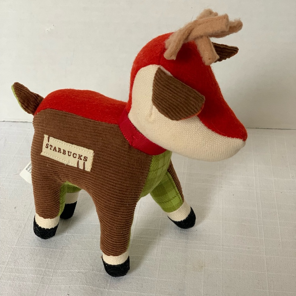 STARBUCKS | 2008 6” Plush Stuffed Reindeer